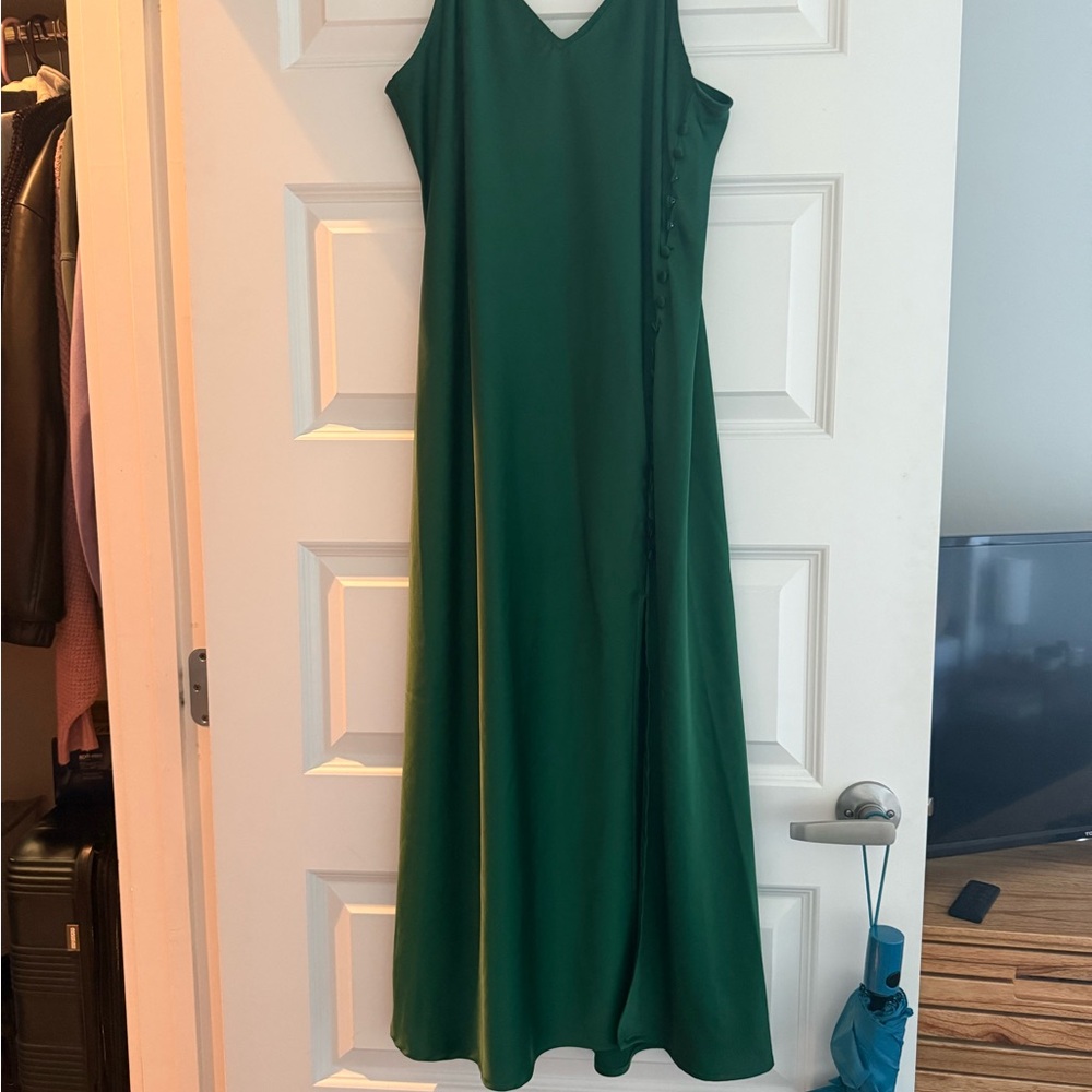 Banana Republic Deep Green Maxi Dress